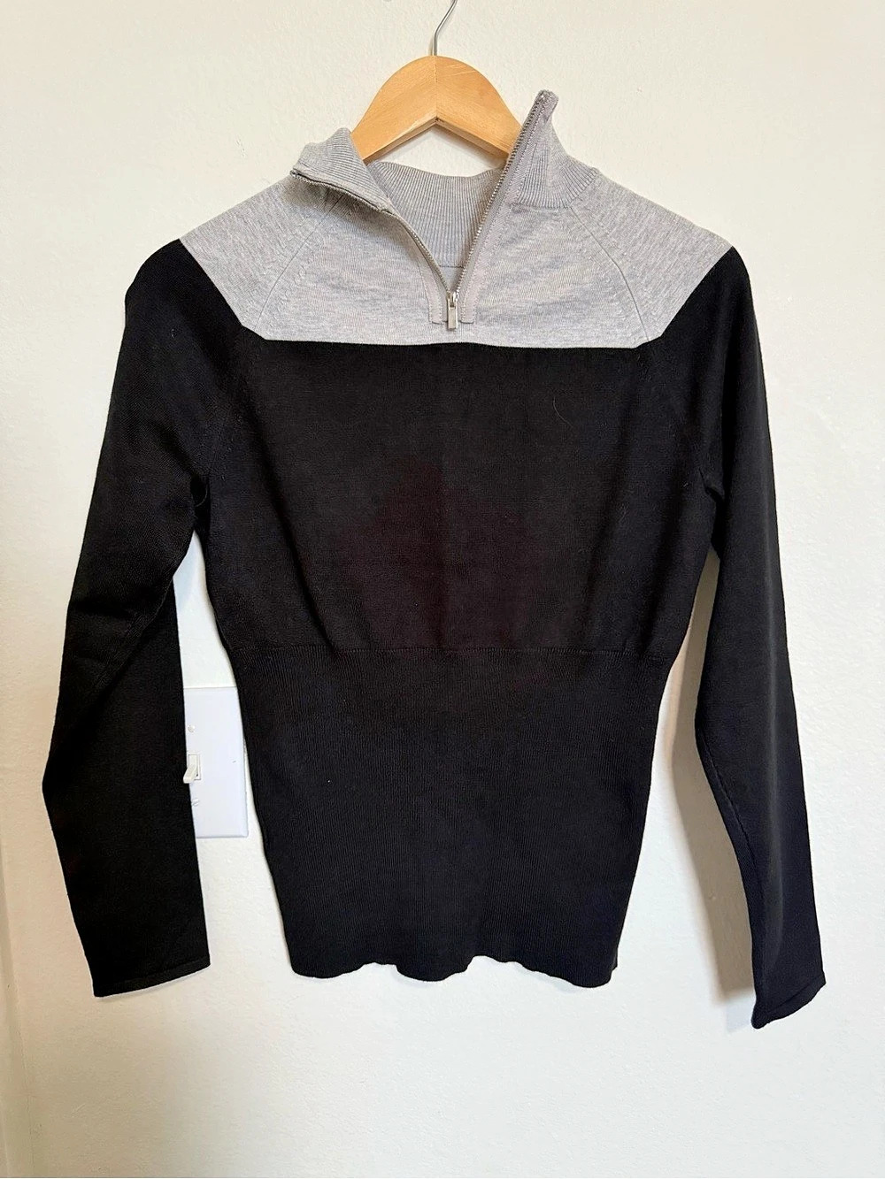 Philosophy Color Block Half-Zip Top